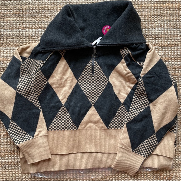 NEW Free People Lucy Half Zip Pullover Sweater - Picture 11 of 16